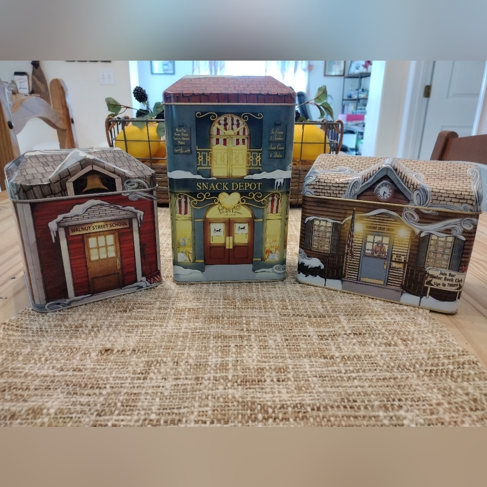 Girl Scout Collectable Tins. Set of 3